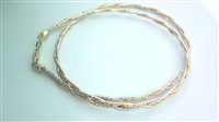Halskette Sommer Dame Solo oro in Gold CL TRECCIA 3 COLORI OV - CL TRECCIA 3 COLORI OV